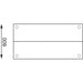 Vogue Stainless Steel Prep Station 1800x600mm Vogue
