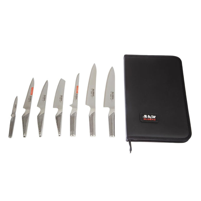 Global 7-Piece Knife Set with Case Global
