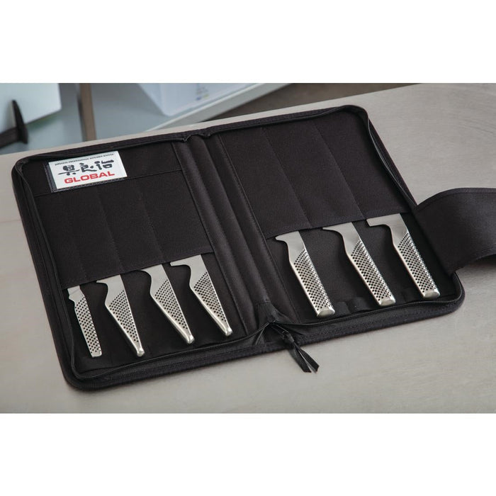 Global 7-Piece Knife Set with Case Global
