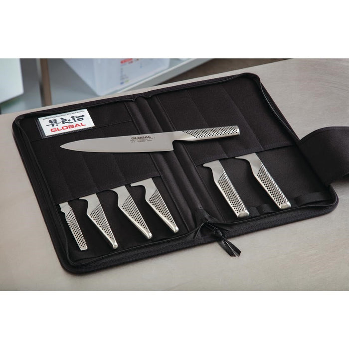 Global 7-Piece Knife Set with Case Global