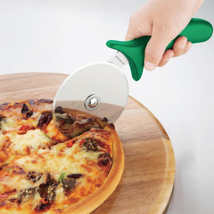 Hygiplas Pizza Wheel Green 4" Hygiplas