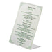 Slanted Acrylic Menu Holder A5 Deflecto Europe