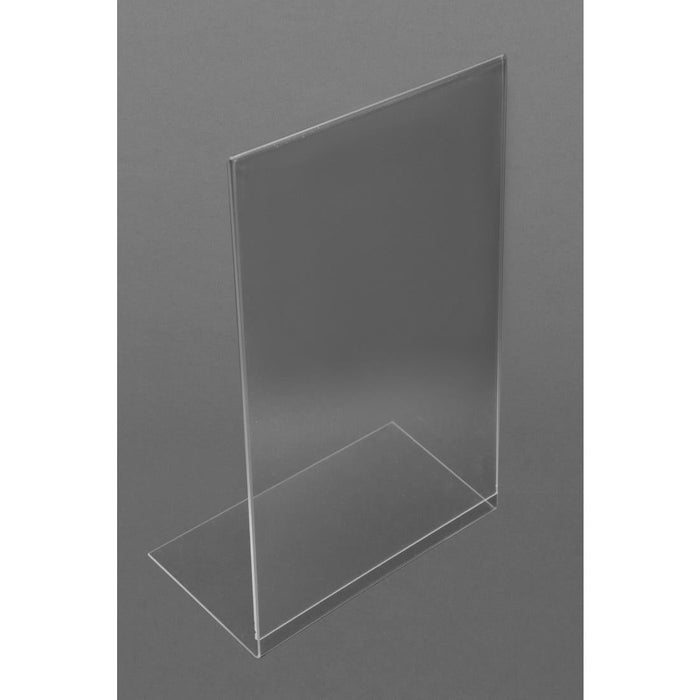 Slanted Acrylic Menu Holder A4 Wenbar