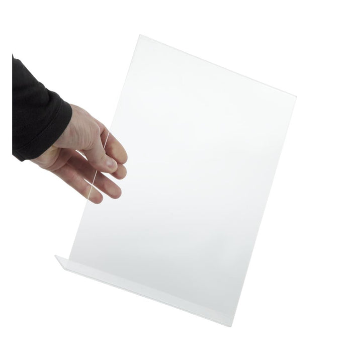 Slanted Acrylic Menu Holder A4 Wenbar
