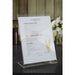 Slanted Acrylic Menu Holder A4 Wenbar