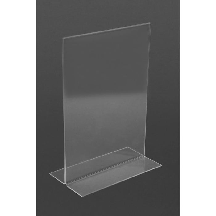 Upright Acrylic Menu Holder A5 Deflecto Europe