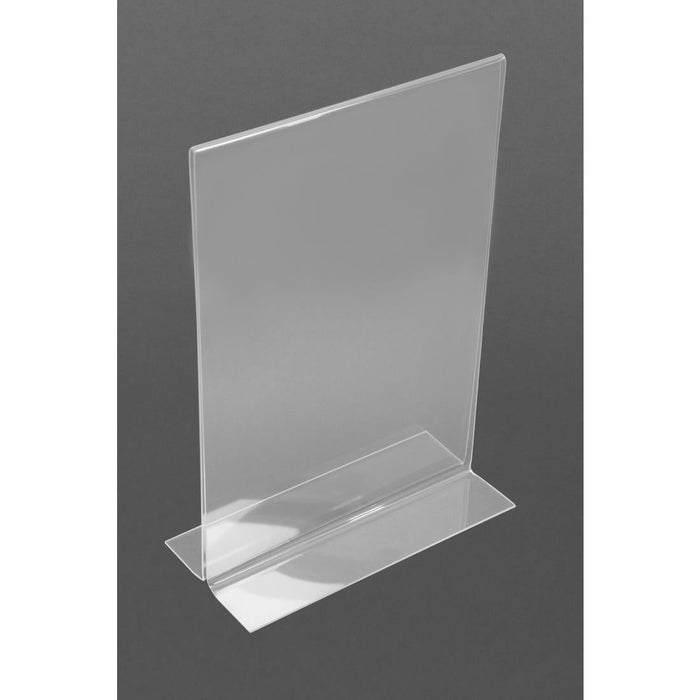 Upright Acrylic Menu Holder A4 Deflecto Europe
