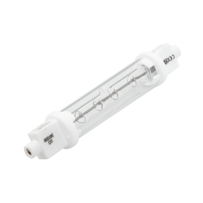 Jacketed Infrared Quartz Heat Bulb R7 118mm 300W Oxford Hardware