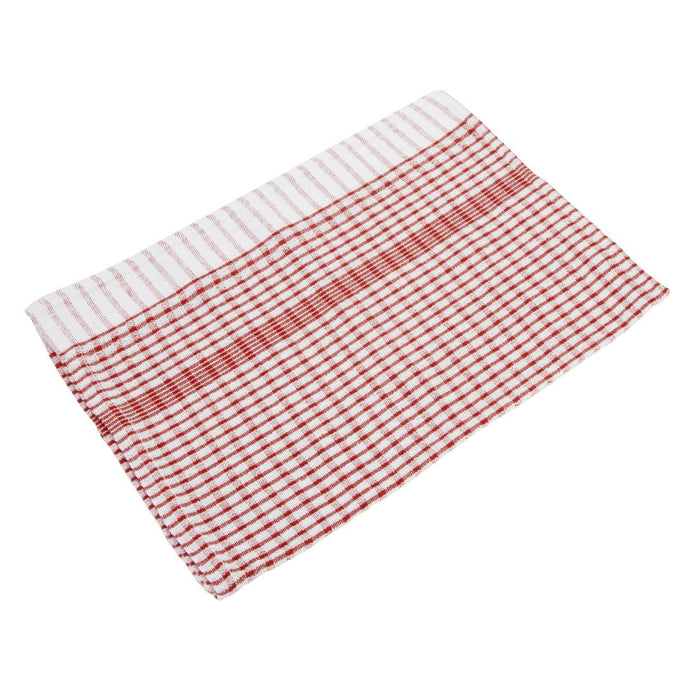 Vogue Wonderdry Tea Towels Red (10 Pack) Vogue