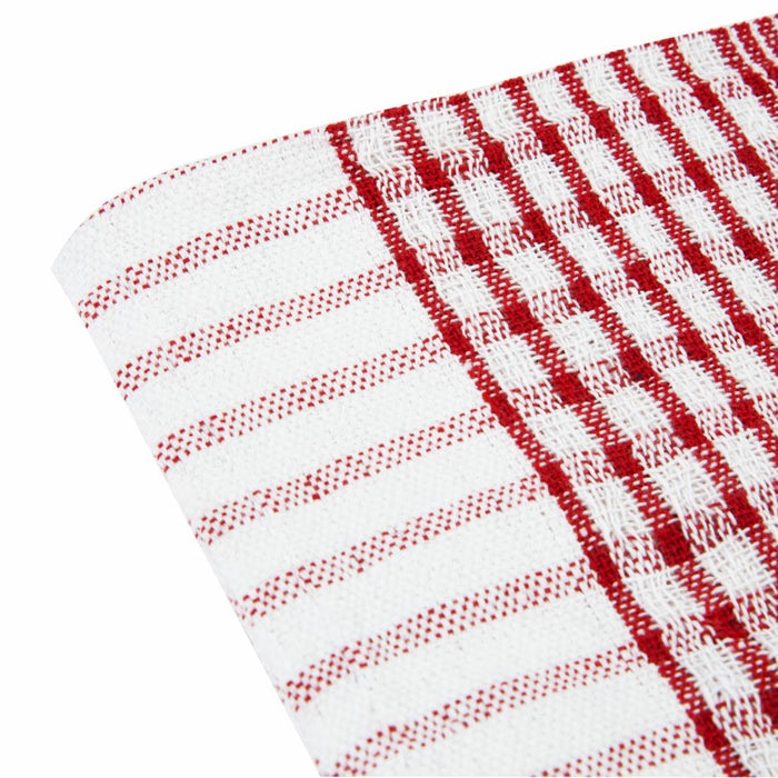 Vogue Wonderdry Tea Towels Red (10 Pack) Vogue