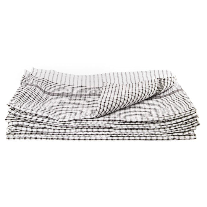 Vogue Wonderdry Tea Towels Black (10 Pack) Vogue