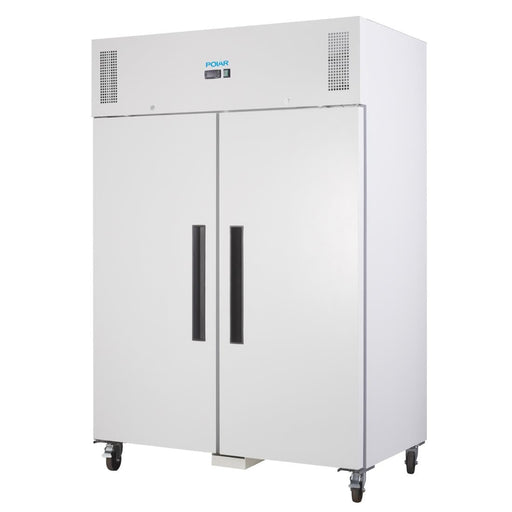 Polar G-Series Upright Double Door Fridge 1200Ltr White Polar
