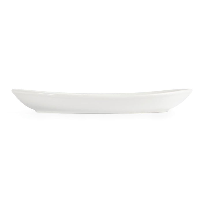 Olympia Whiteware French Deep Oval Plates 304mm (4 Pack) Olympia