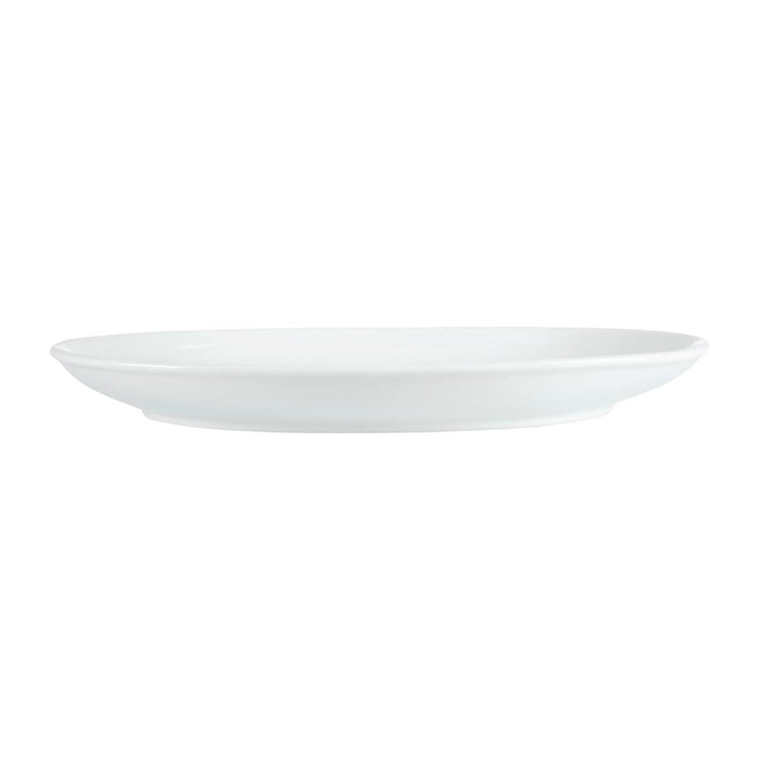 Olympia Whiteware French Deep Oval Plates 365mm (2 Pack) Olympia