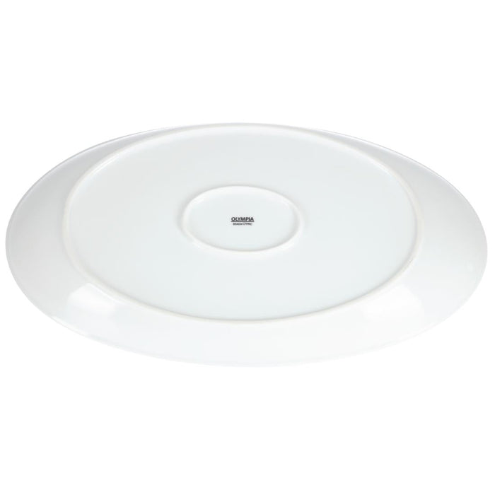 Olympia Whiteware French Deep Oval Plate 500mm Olympia