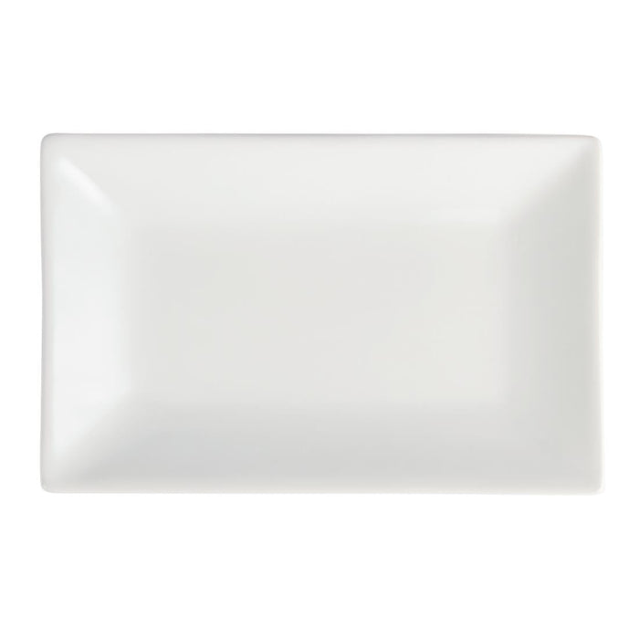 Olympia Whiteware Serving Rectangular Platters 200x 130mm (6 Pack) Olympia