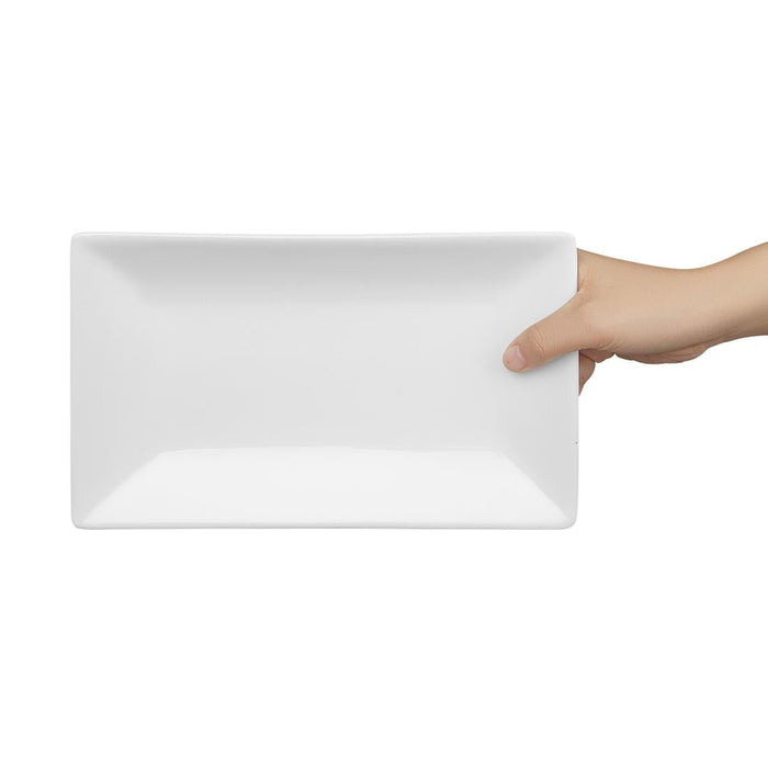 Olympia Whiteware Serving Rectangular Platters 250x 150mm (4 Pack) Olympia