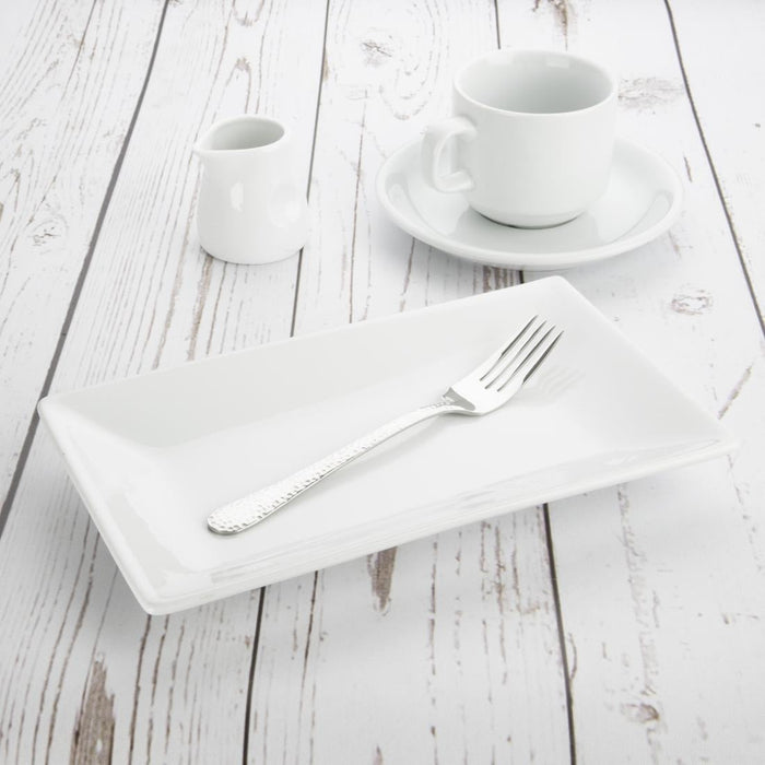 Olympia Whiteware Serving Rectangular Platters 250x 150mm (4 Pack) Olympia