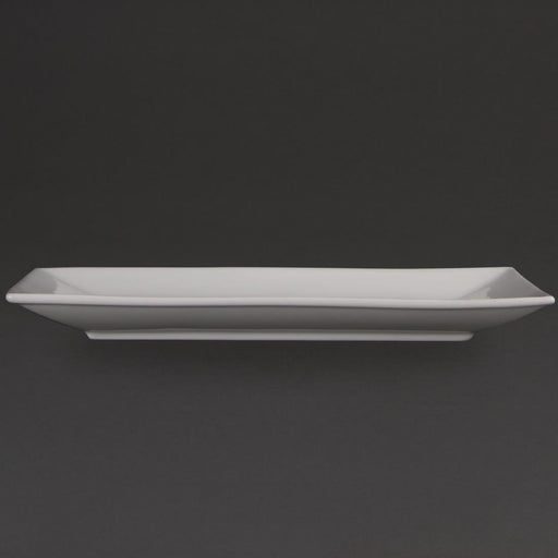 Olympia Whiteware Serving Rectangular Platters 310mm (2 Pack) Olympia