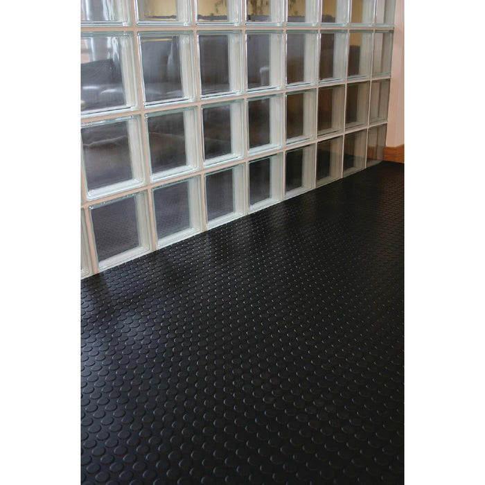 COBA Circular Pattern Rubber Non-Slip Matting Roll 1.2 x 10m Coba