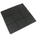 Colour: Black. Dimensions: 900(W) x 900(D)mm