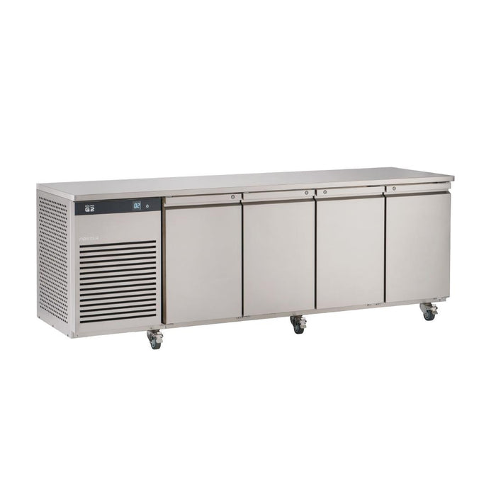 St/St Exterior. Aluminium Interior. Std Construction. R134a. 8x Shelves (GN 1/1 Compatible)
