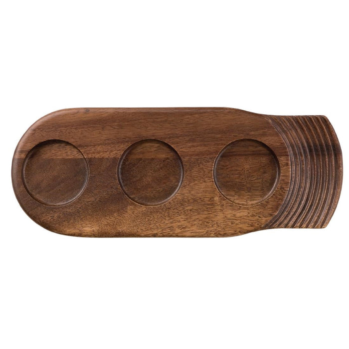 Churchill Single Handled Medium Wooden Boards 355mm (4 Pack) Churchill