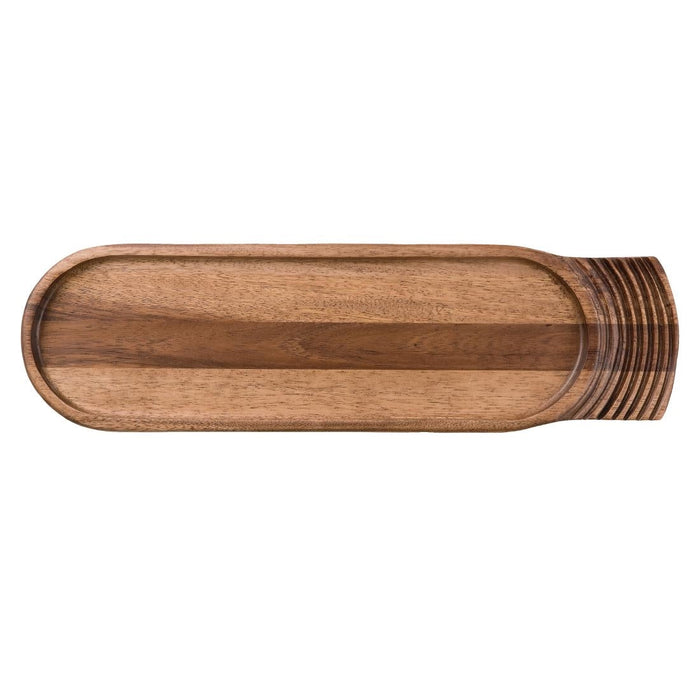 Churchill Single Handled Large Wooden Boards 480mm (4 Pack) Churchill