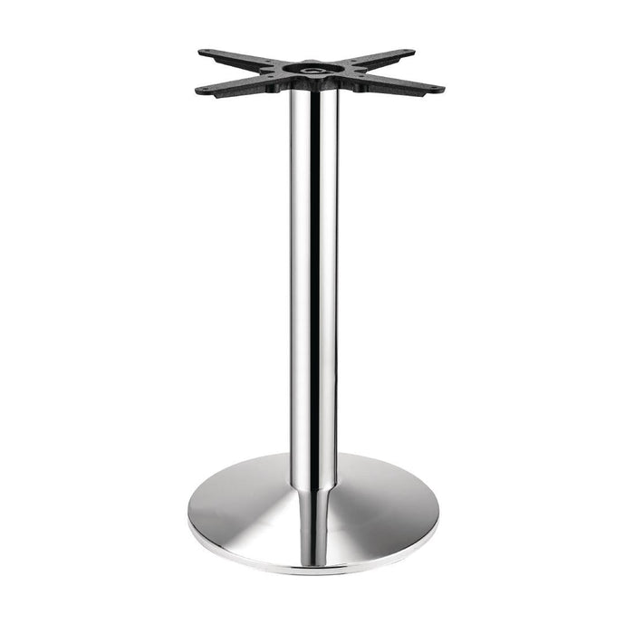 Bolero Round Tulip Table Base Chrome Bolero