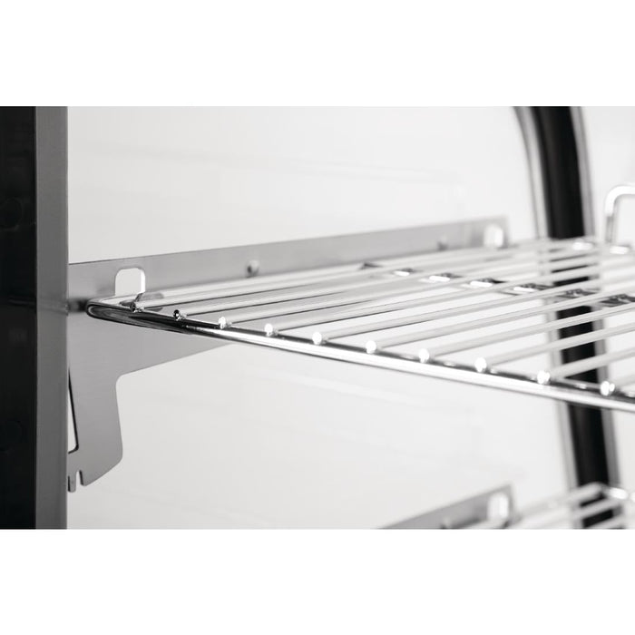 Polar G-Series Energy Efficient Countertop Food Display Fridge Black 160Ltr Polar