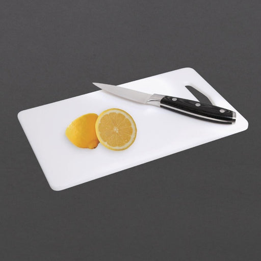 Hygiplas Low Density Cutting Board White 250x150x6mm Hygiplas