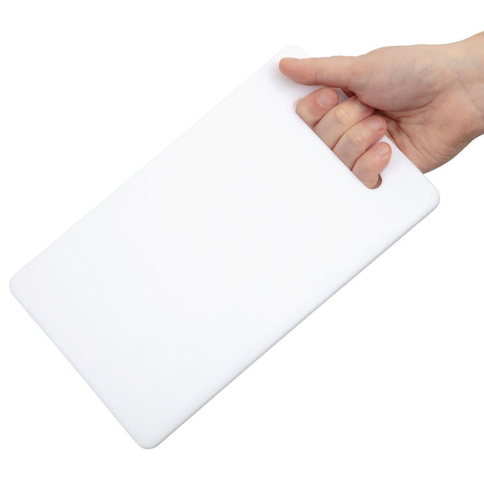 Hygiplas Low Density Cutting Board White 250x150x6mm Hygiplas
