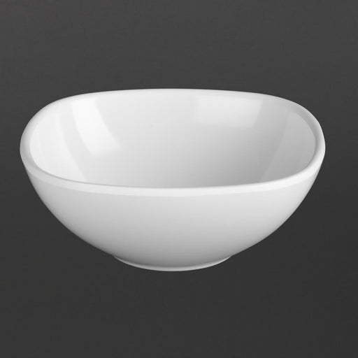 Olympia Kristallon Melamine Rounded Square Bowls 275ml (6 Pack) Olympia