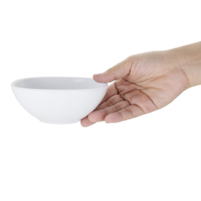 Olympia Kristallon Melamine Rounded Square Bowls 275ml (6 Pack) Olympia