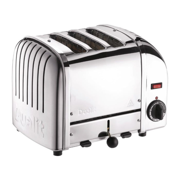 1.7kW. 3 Slots. Colour: Polished steel