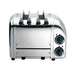 1.5kW. 2 Slots. Colour: Polished steel