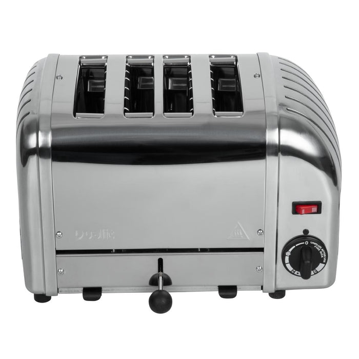 1kW. 4 Slots. Colour: Polished steel