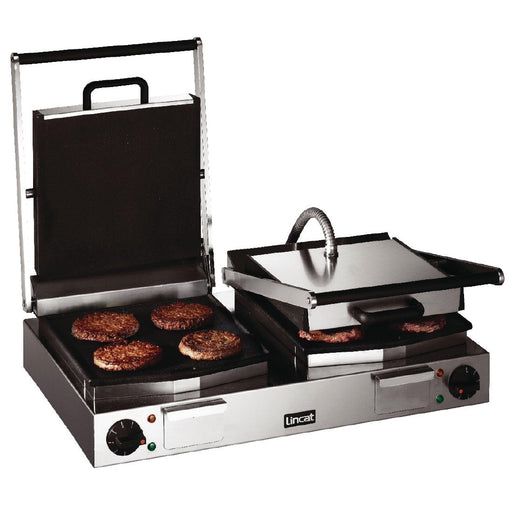 Smooth upper and lower plates.Power:2x2.25kW