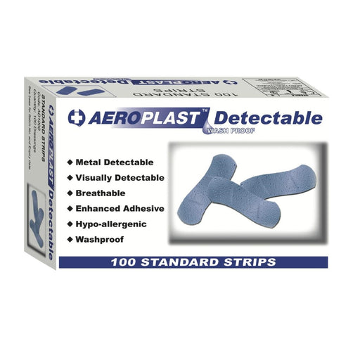Premium Blue Detectable Plasters - Box 100