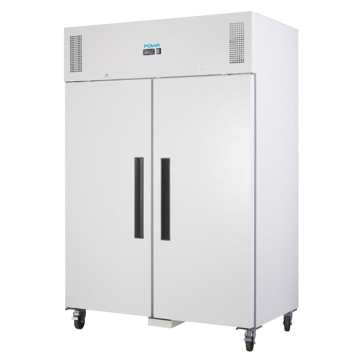 Polar G-Series Upright Double Door Freezer 1200Ltr White Polar