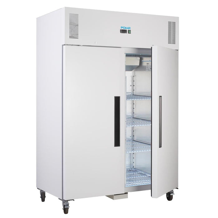 Polar G-Series Upright Double Door Freezer 1200Ltr White Polar