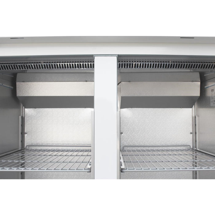 Polar G-Series Upright Double Door Freezer 1200Ltr White Polar