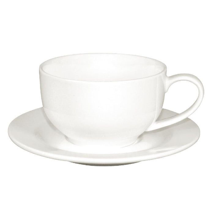 Olympia Lumina Round Saucers White 156mm (6 pack) Olympia