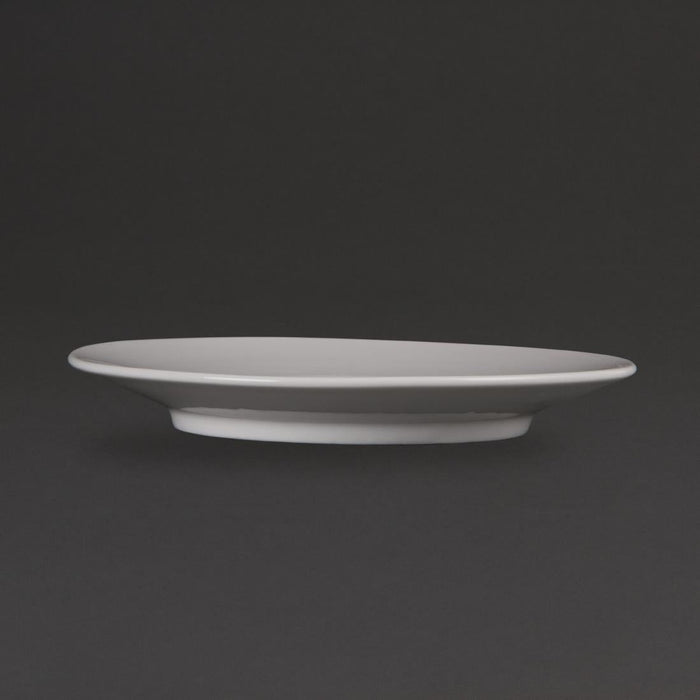 Olympia Whiteware Elegant Saucers 148mm (12 Pack) Olympia