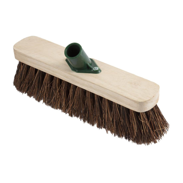 Jantex Wooden Broom Head Stiff Bassine 12in Jantex