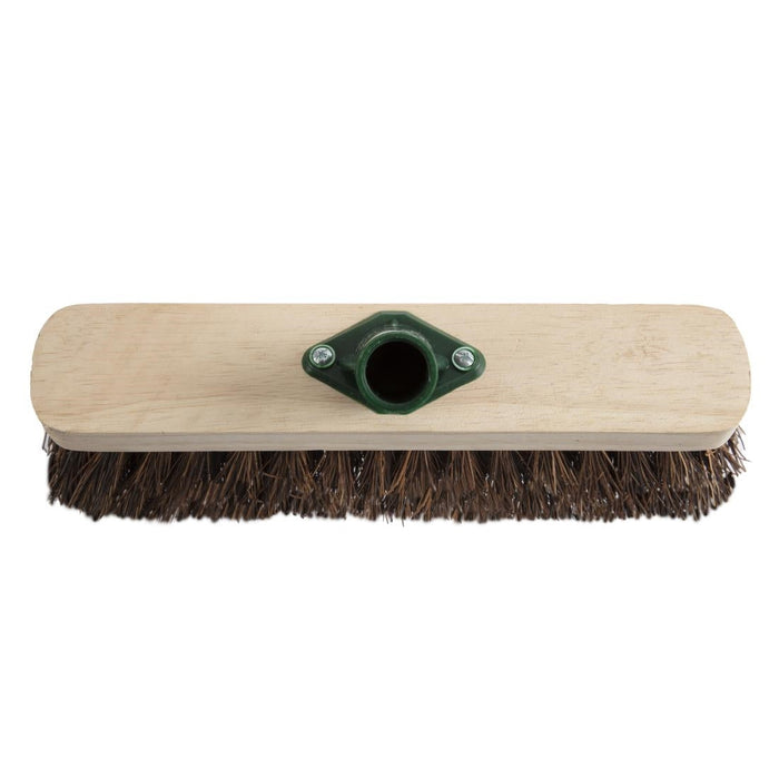 Jantex Wooden Broom Head Stiff Bassine 12in Jantex