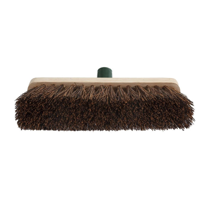 Jantex Wooden Broom Head Stiff Bassine 12in Jantex