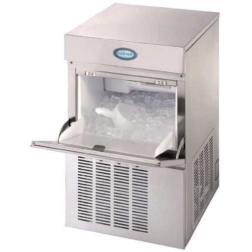 20kg/24hr Output. 6kg Storage. Stainless Steel Finish