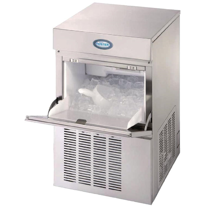 20kg/24hr Output. 6kg Storage. Stainless Steel Finish