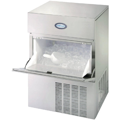 40kg/24hr Output. 16kg Storage. Stainless Steel Finish